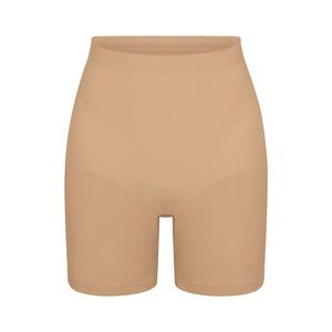 SKIMS SCULPTING SHORT MID THIGH W/ OPEN GUSSET | CLAY | L/XL